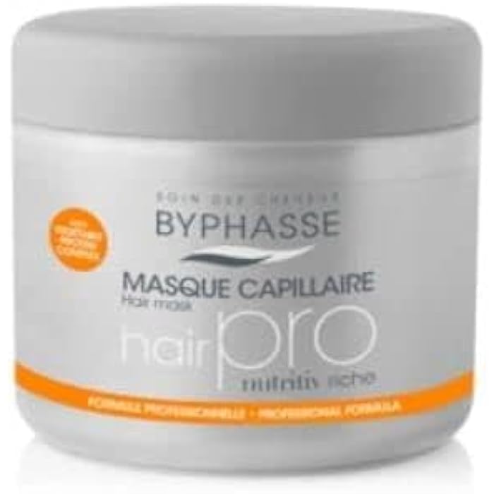 BYPHASSE Hair pro - hair mask - with vegetable protein complex - 500ml - Image 1